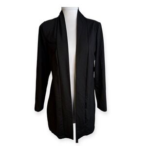 Multiples Women's Black Long Sleeve‎ Open Sweater Cardigan Small